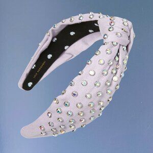 Lele Sadoughi I Lilac Crystal Embellished Headband